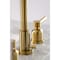 Kingston Brass FSC8933DL Concord Widespread Bathroom Faucet W/ Brass Pop-Up, Brass FSC8933DL - alternate 3